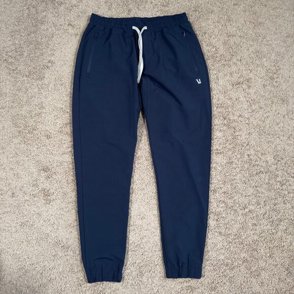 Vuori Transit Jogger Mens Size Medium Navy Blue Performance Pants Vuori - Picture 1 of 8